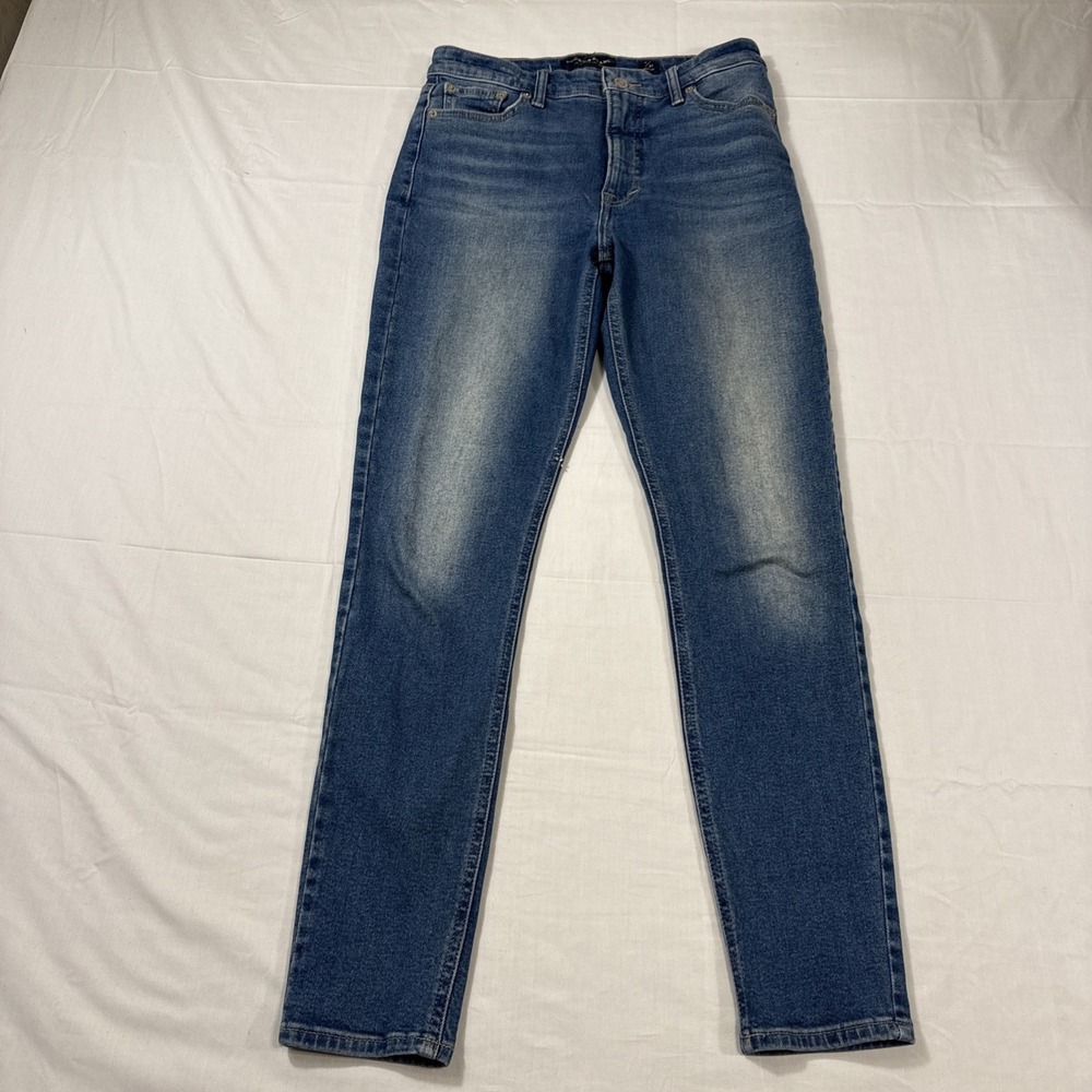 JEANS SKINNY Lucky Brand WOMEN 4/27 Mid Rise Bridgette Medium Wash